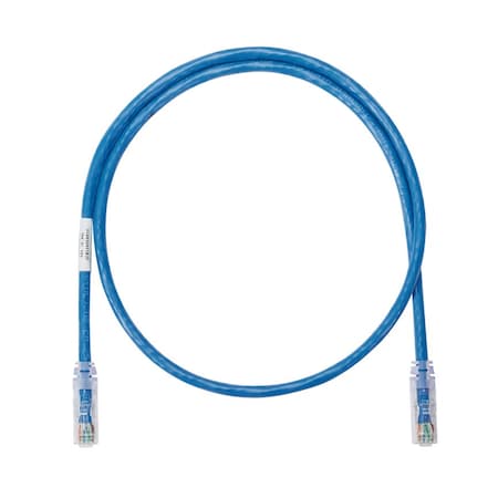 Cat6A Patch Cord, Cm/Lszh, Blue,  (10 Pack), 10PK